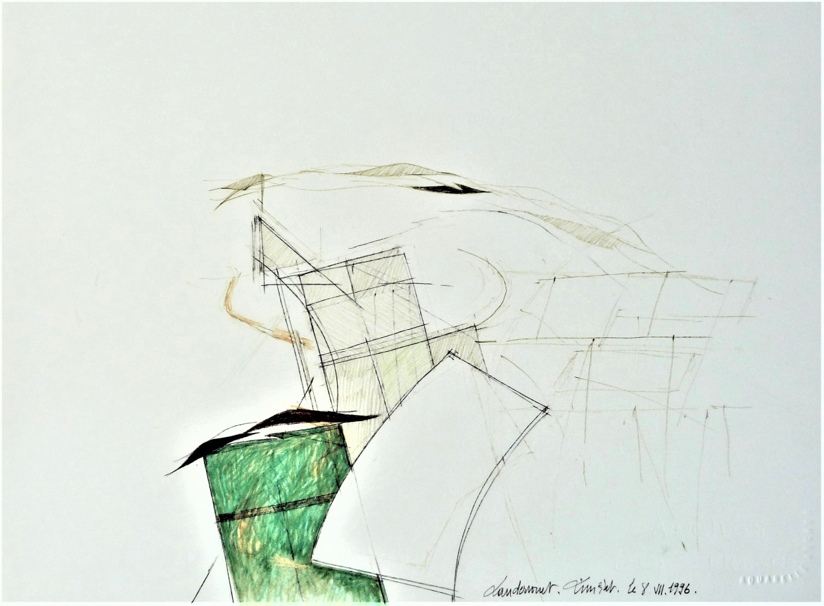 Landerrouet, 1996, Crayon sur papier, 28x38cm