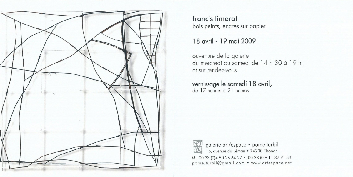 Galerie Art/Espace Thonon-les-Bains 2009