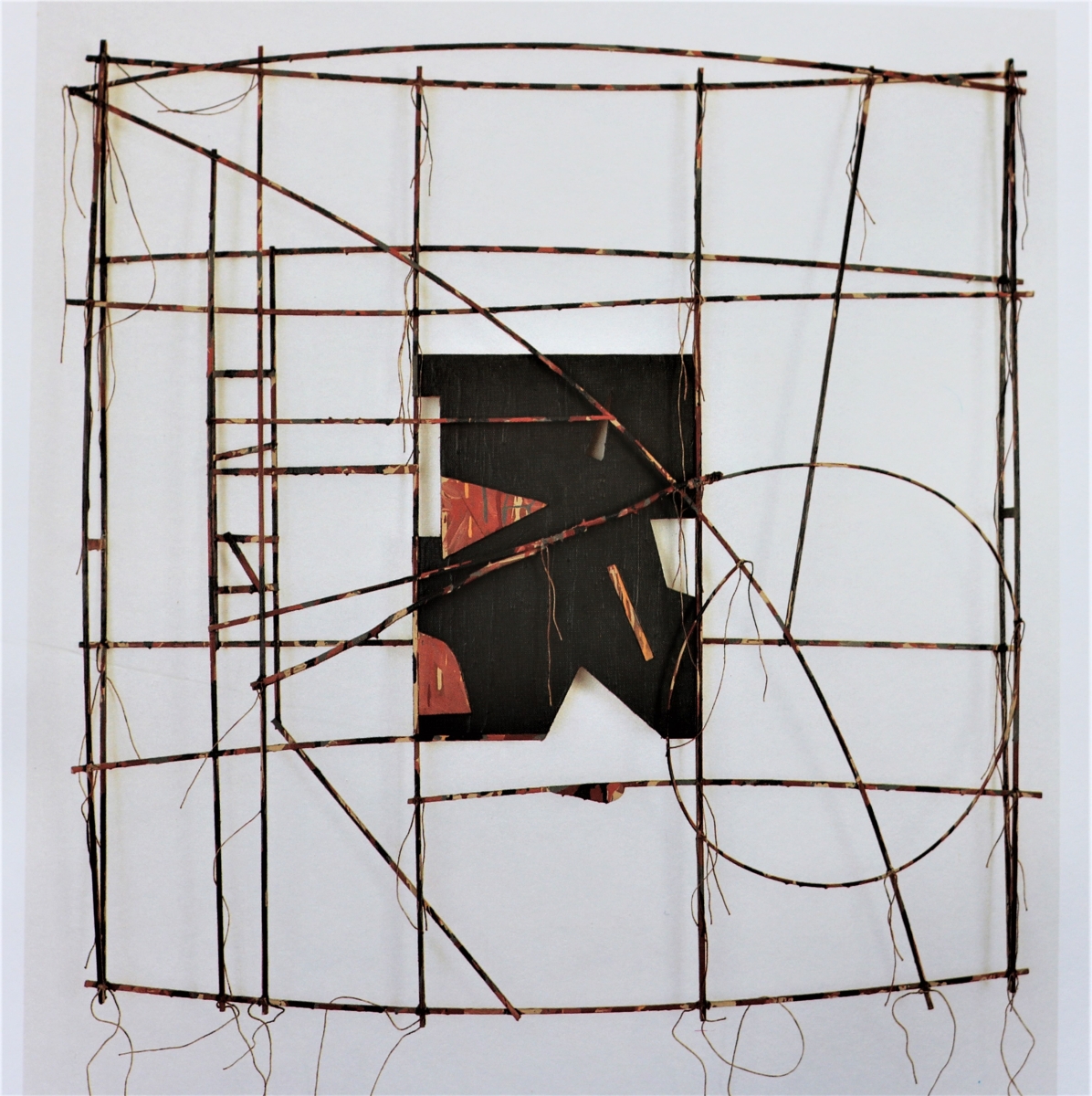 Thargelia, 1987, Bois peint, 100x100cm