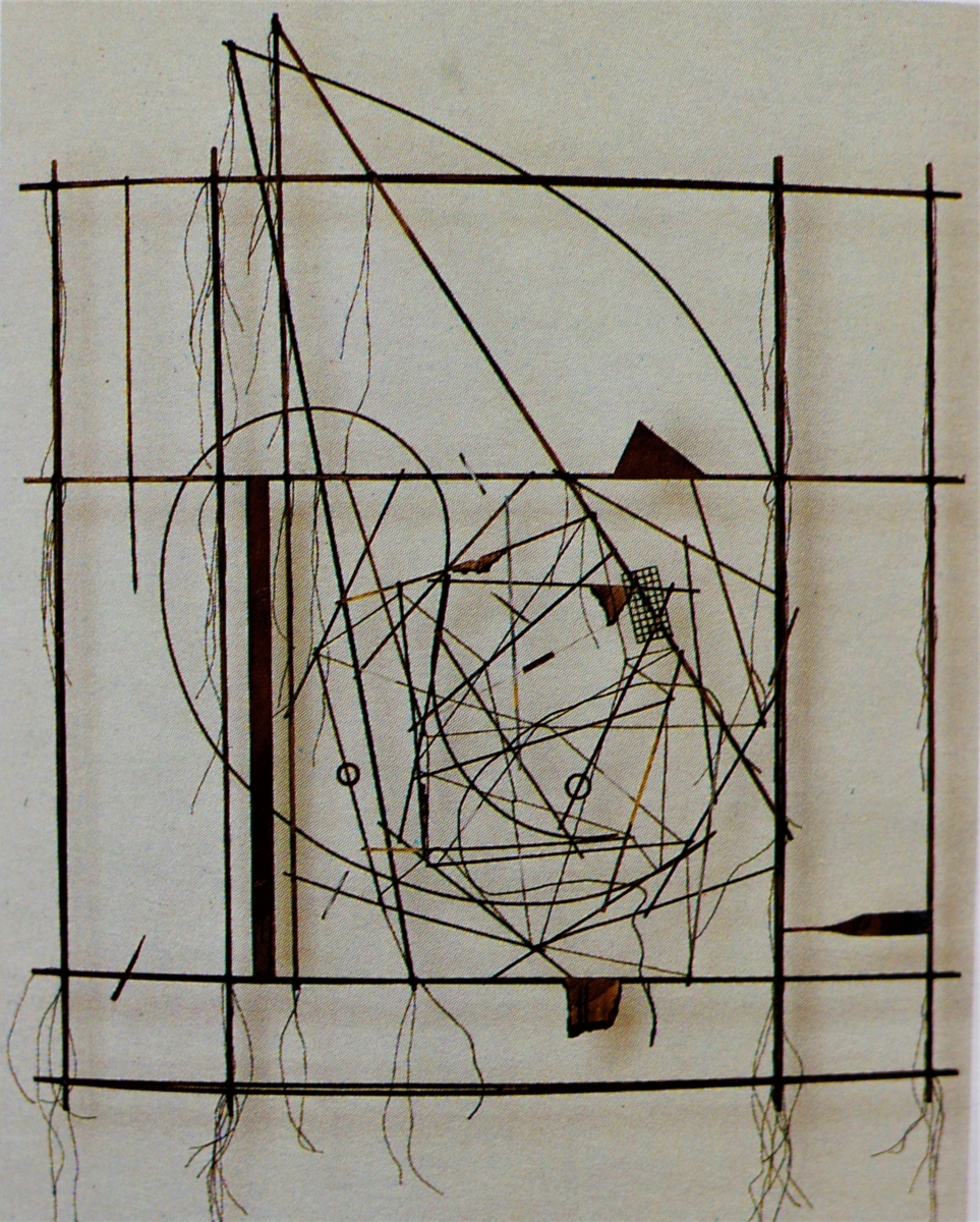 Rongrik, 1985, Bois peint, 120x100cm