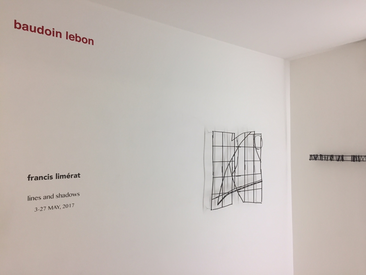Lines and shadows   Galerie Baudoin Lebon  Space Kaan  Seoul  2017