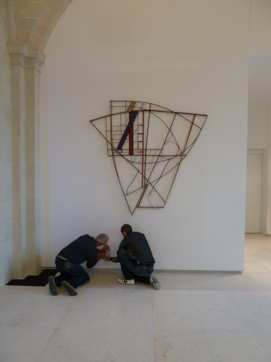 Installation de Melotti ( dépôt du Fonds National d'Art Contemporain )  Musée des Beaux-Arts d'Angers 2015